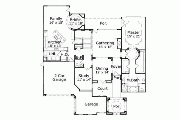 Main Floor Plan: 19-1123