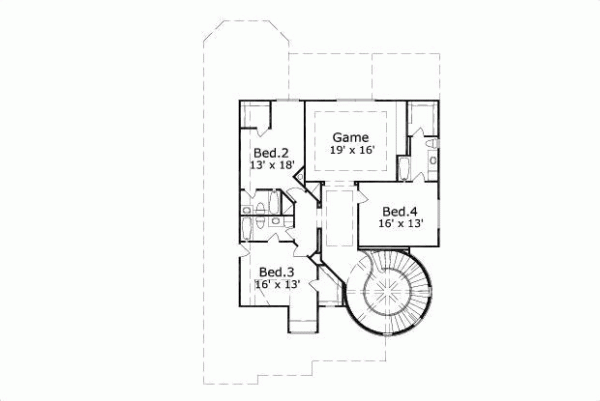 Upper/Second Floor Plan: 19-1125
