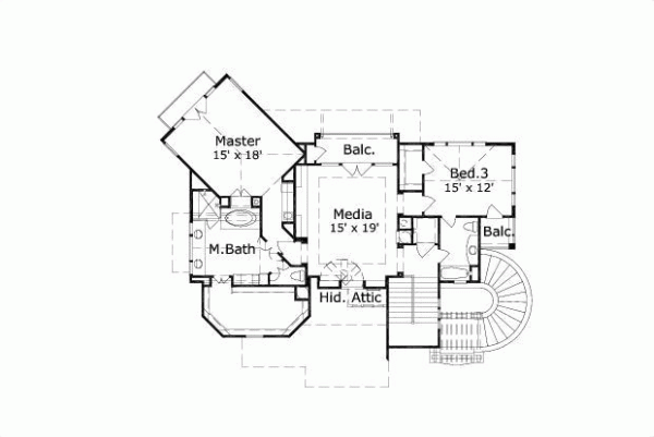 Upper/Second Floor Plan 19-1126