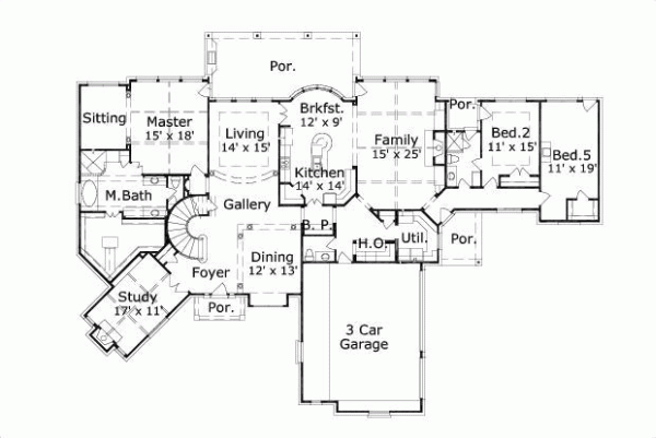Main Floor Plan: 19-1128