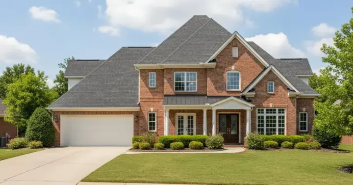 Traditional house plans 19-113 - front exterior, 4,095 sq ft, 4 bed, 3 bath house plans | Monster House Plans