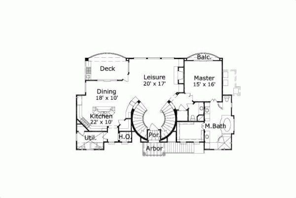 Upper/Second Floor Plan: 19-1136