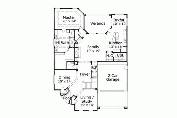 Main Floor Plan: 19-1137