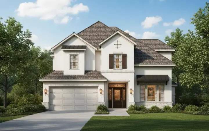 Traditional house plans 19-1138 - front exterior, 3,036 sq ft, 3 bed, 2 bath house plans | Monster House Plans