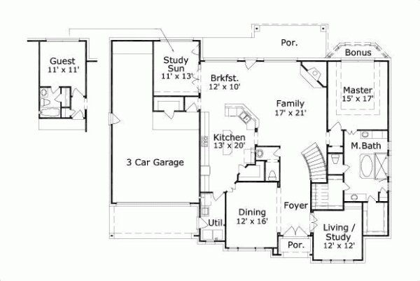 Main Floor Plan: 19-114