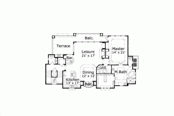 Upper/Second Floor Plan: 19-1140