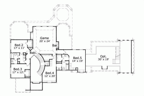 Upper/Second Floor Plan: 19-1142