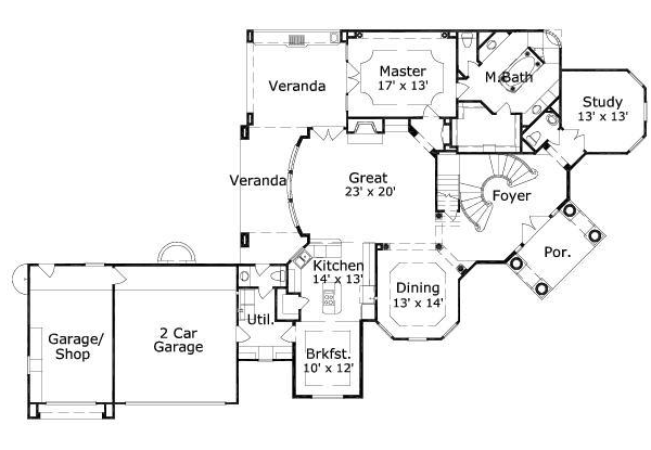 Main Floor Plan: 19-1143