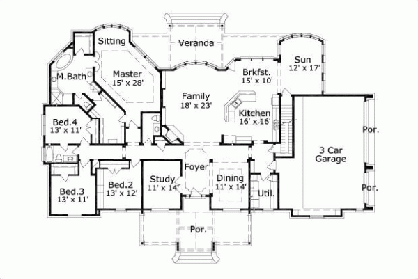 Main Floor Plan: 19-1145