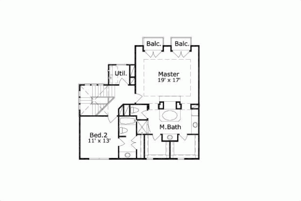 Upper/Second Floor Plan 19-1149