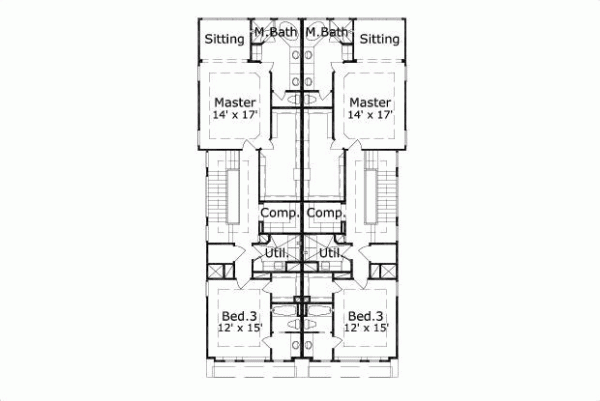 Upper/Second Floor Plan 19-1152