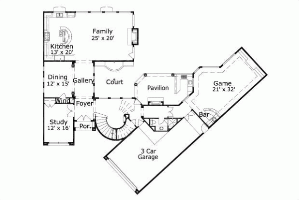 Main Floor Plan: 19-1155