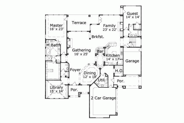 Main Floor Plan: 19-1158