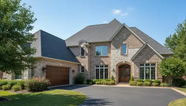 Traditional house plans 19-116 - front exterior, 4,095 sq ft, 4 bed, 3 bath house plans | Monster House Plans