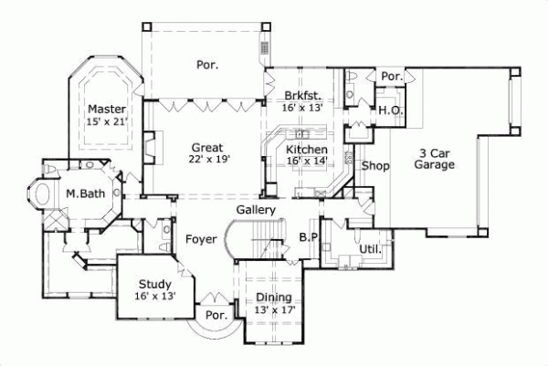 Main Floor Plan: 19-1161