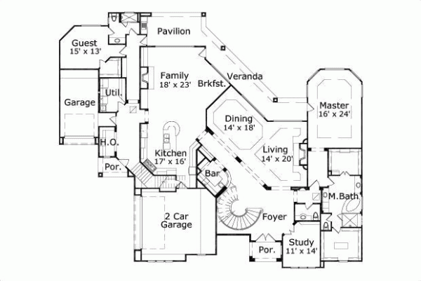 Main Floor Plan: 19-1164