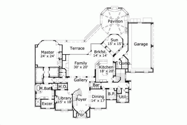 Main Floor Plan: 19-1165