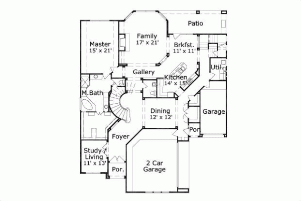 Main Floor Plan: 19-1166