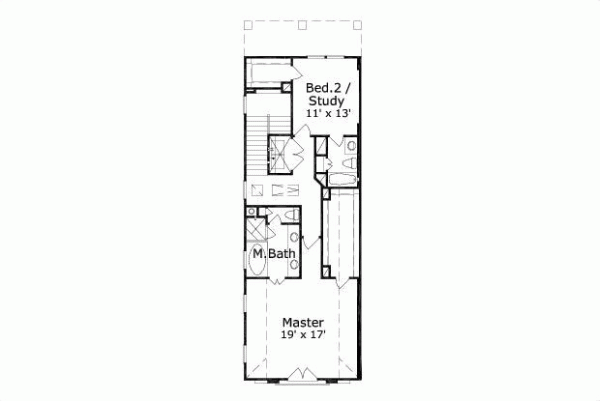 Upper/Second Floor Plan 19-1167