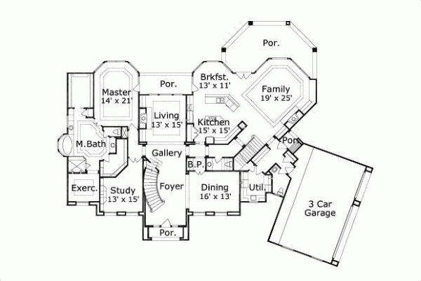 Main Floor Plan: 19-1168