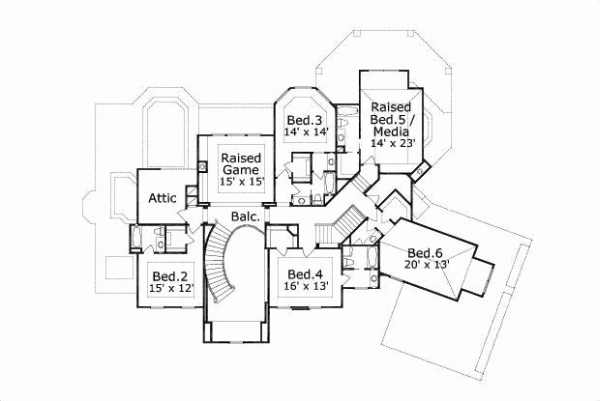 Upper/Second Floor Plan:19-1168