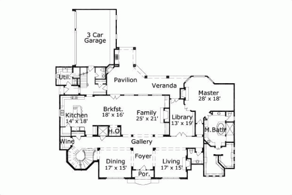Main Floor Plan: 19-1169
