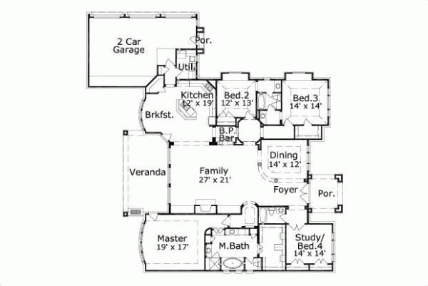 Main Floor Plan: 19-1174