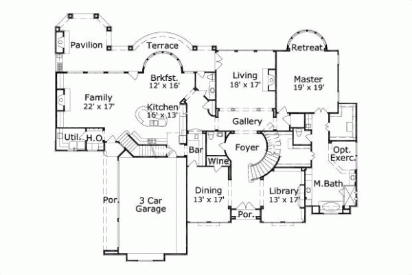 Main Floor Plan: 19-1177