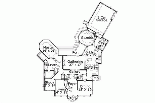 Main Floor Plan: 19-1181