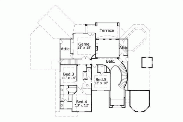 Upper/Second Floor Plan: 19-1182
