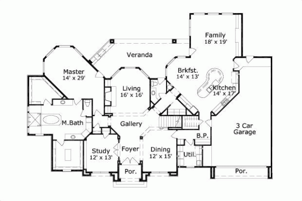 Main Floor Plan: 19-1183