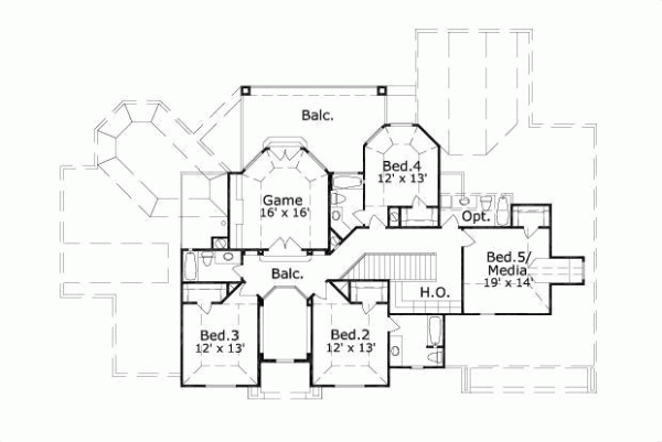 Upper/Second Floor Plan: 19-1183