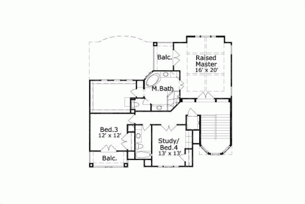 Upper/Second Floor Plan 19-1184