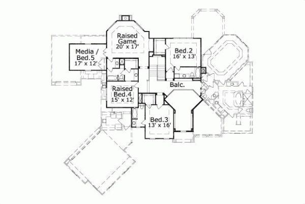Upper/Second Floor Plan: 19-1186