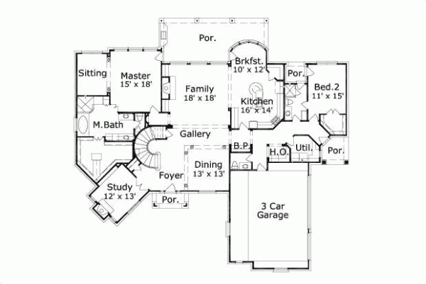 Main Floor Plan: 19-1188