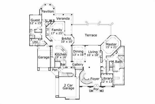Main Floor Plan: 19-119