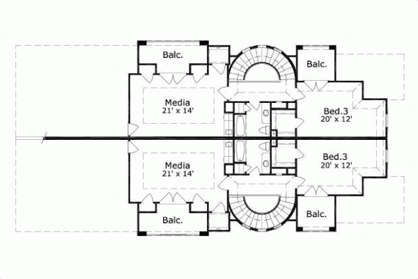 Upper/Second Floor Plan 19-1190
