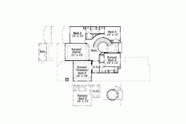 Upper/Second Floor Plan: 19-1192