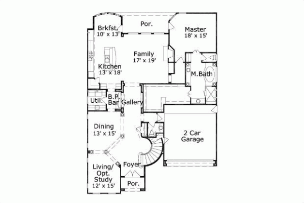 Main Floor Plan: 19-1194