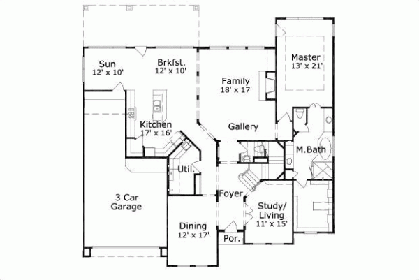 Main Floor Plan: 19-1196