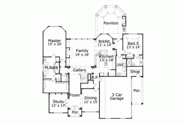Main Floor Plan: 19-1198