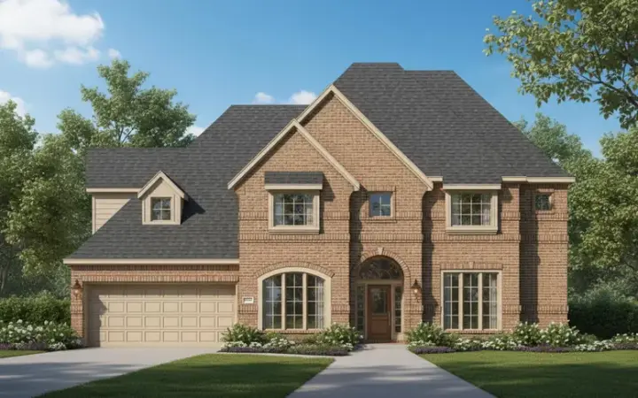 Traditional house plans 19-1199 - front exterior, 4,079 sq ft, 4 bed, 3 bath house plans | Monster House Plans