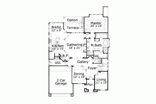 Main Floor Plan: 19-1201