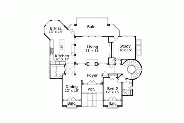 Upper/Second Floor Plan:19-1207