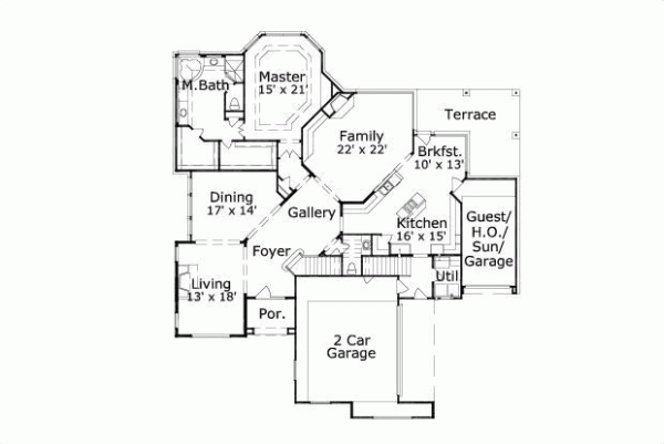 Main Floor Plan: 19-121