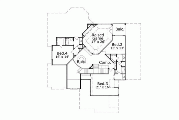 Upper/Second Floor Plan: 19-121
