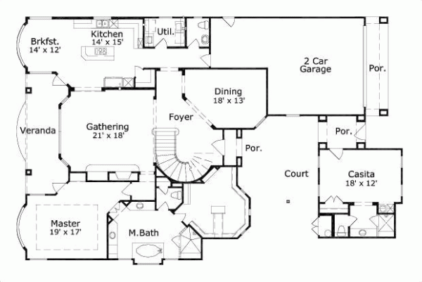 Main Floor Plan: 19-1211
