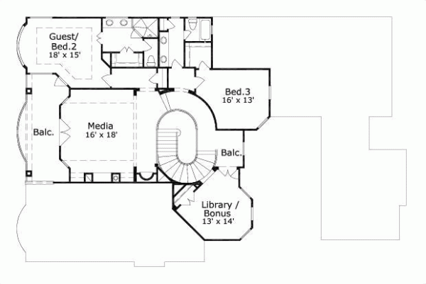 Upper/Second Floor Plan: 19-1211
