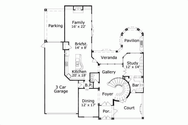 Main Floor Plan: 19-1215