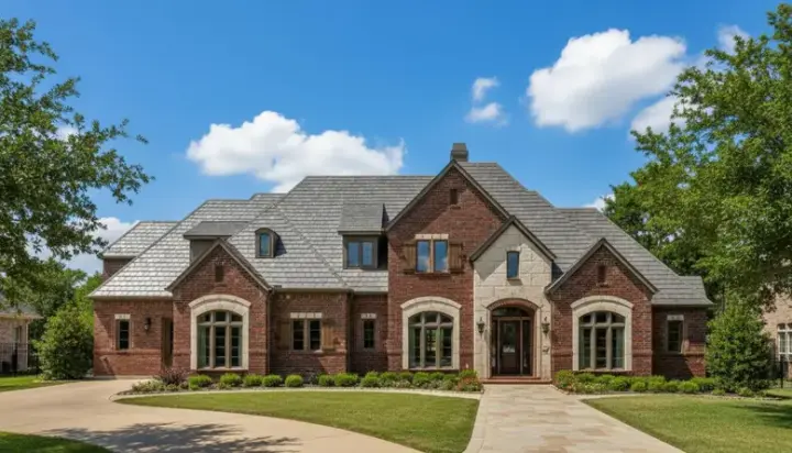 European house plans 19-1216 - front exterior, 6,622 sq ft, 5 bed, 5 bath house plans | Monster House Plans